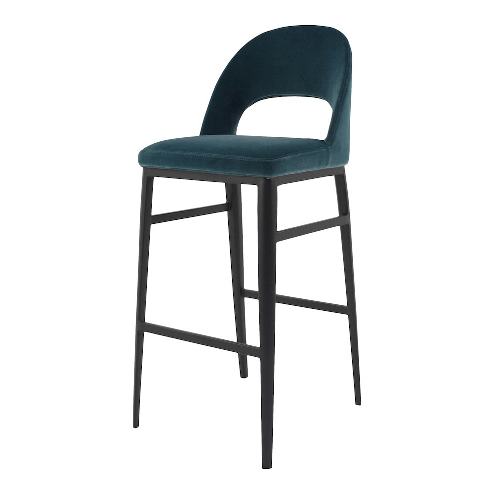 Roger Bar Stool Teal. Picture 2