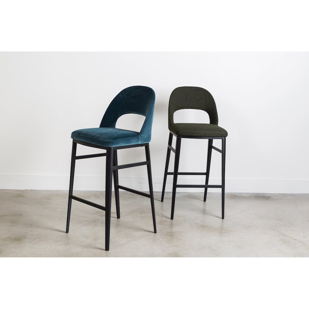 Roger Bar Stool Teal. Picture 6