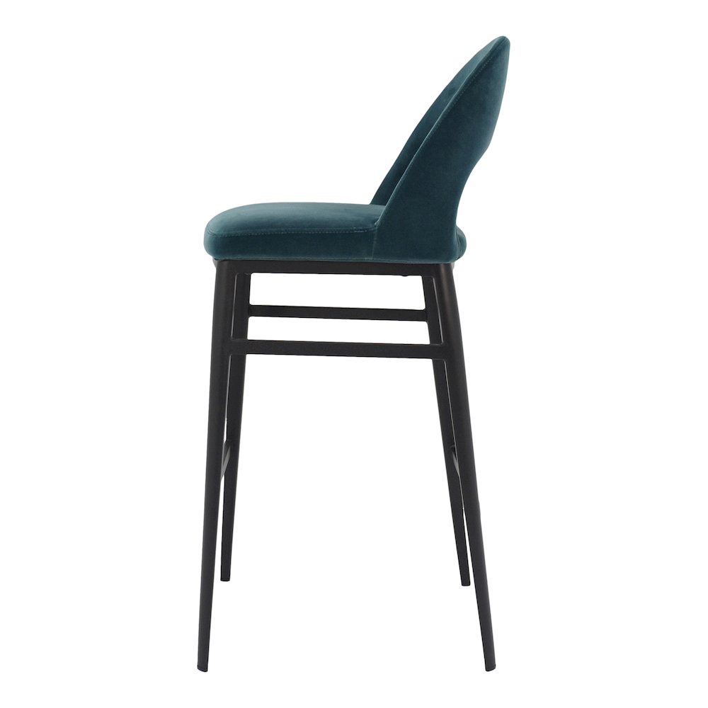 Roger Bar Stool Teal. Picture 3