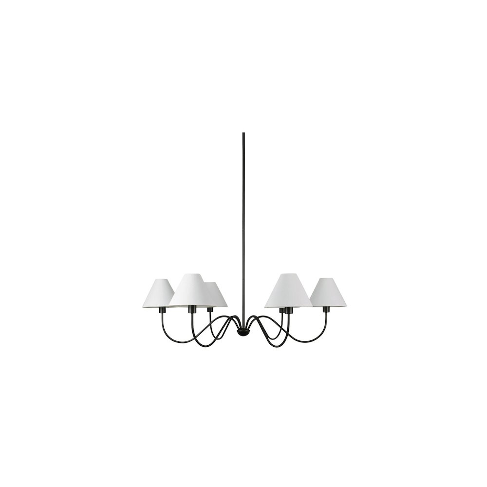 Whitney Chandelier Blackened Bronze. Picture 1