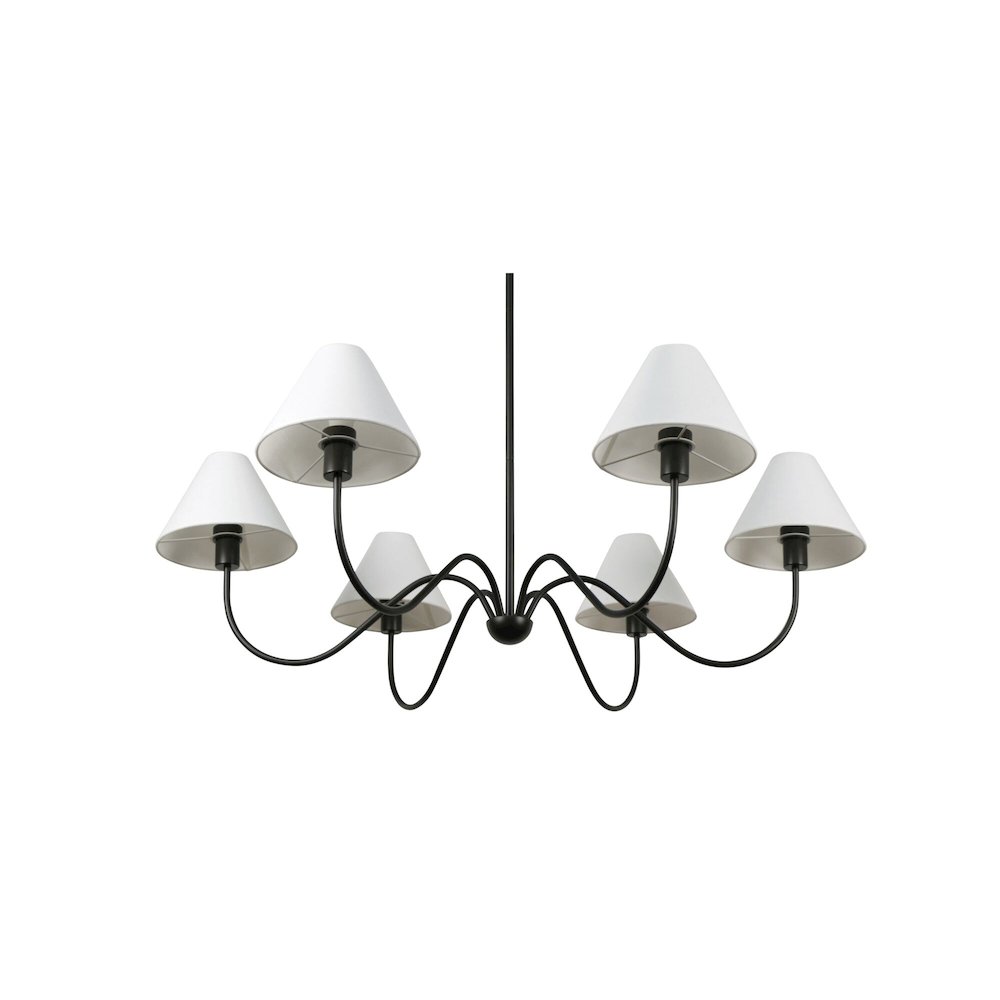 Whitney Chandelier Blackened Bronze. Picture 3