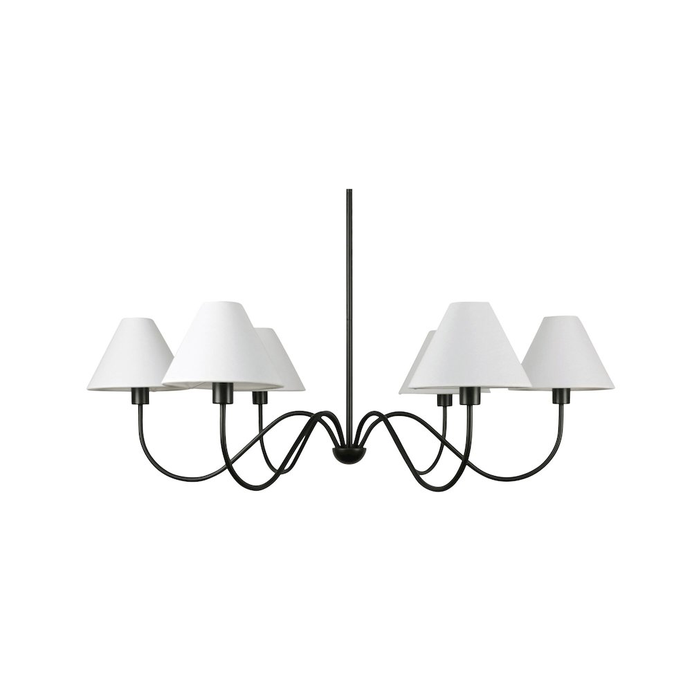 Whitney Chandelier Blackened Bronze. Picture 2