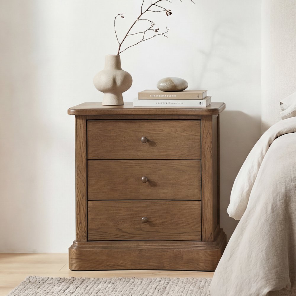Clarence Nightstand Warm Brown. Picture 7