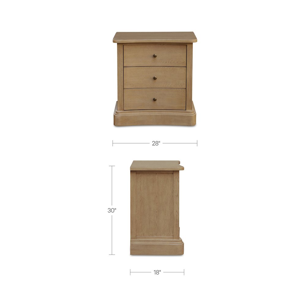 Clarence Nightstand Natural. Picture 8