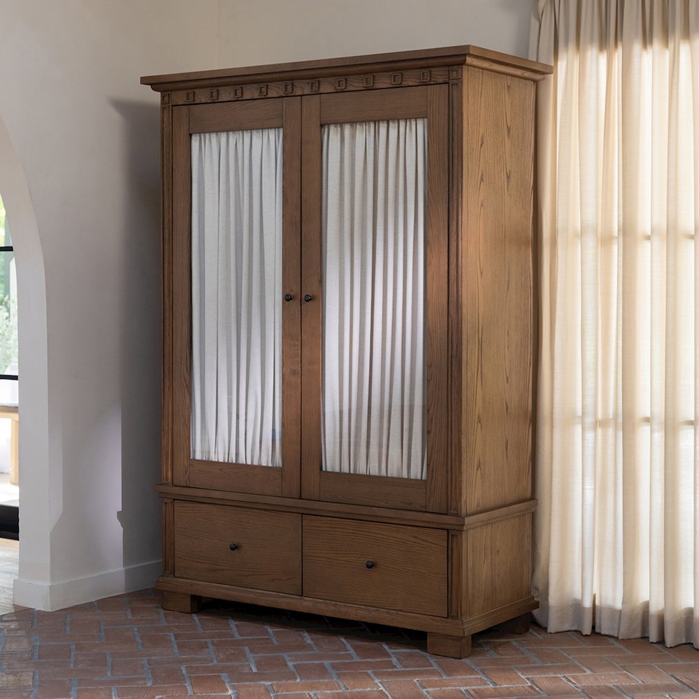Lillian Tall Cabinet Brown. Picture 12