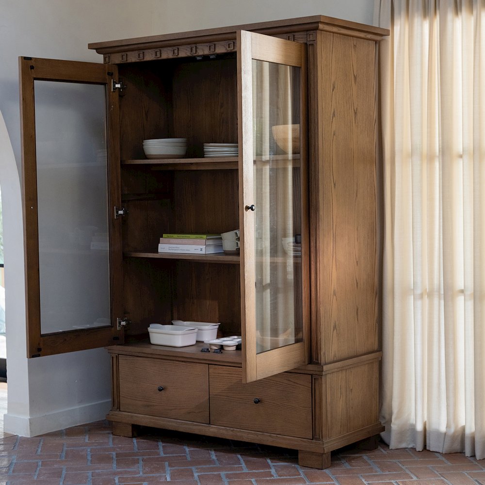 Lillian Tall Cabinet Brown. Picture 14