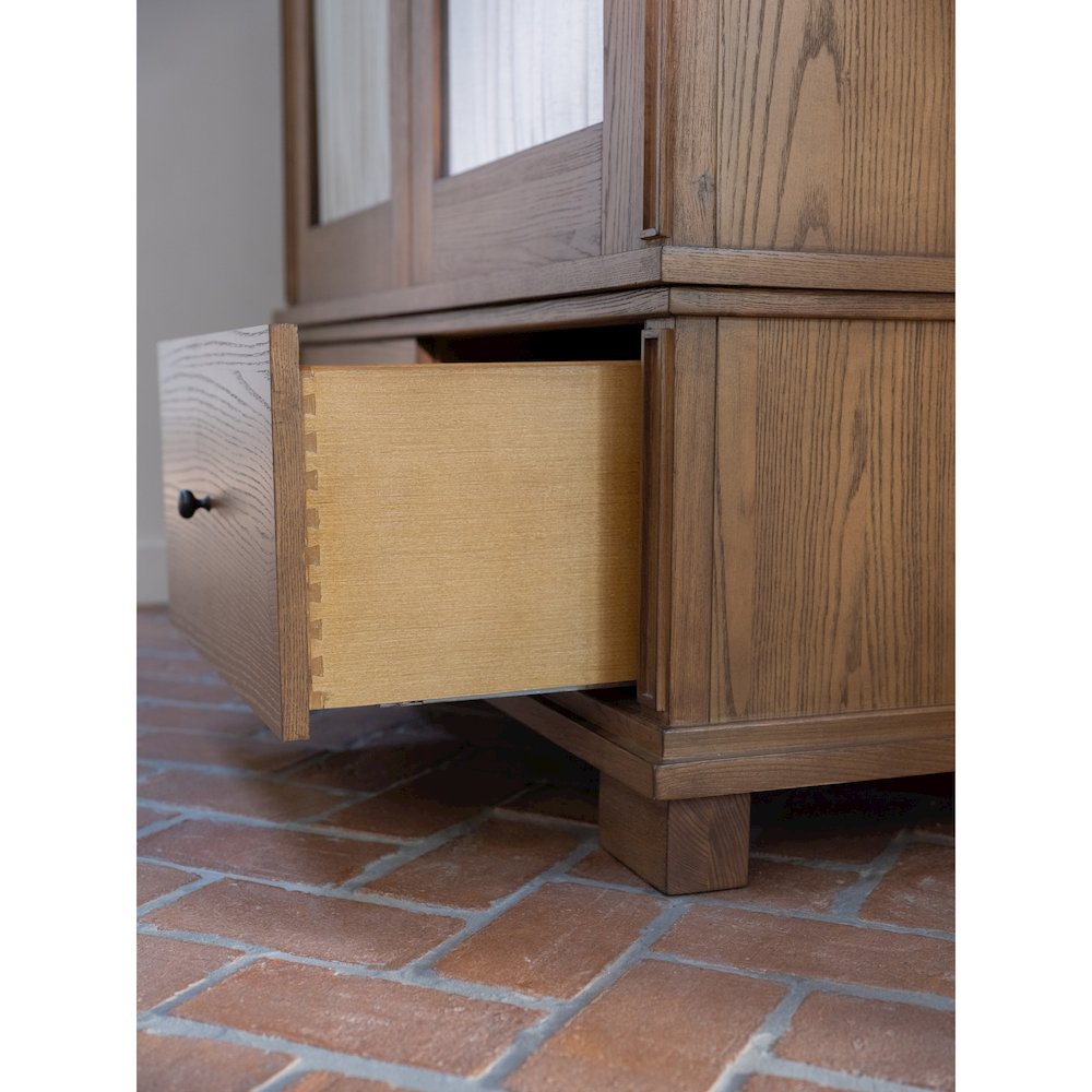 Lillian Tall Cabinet Brown. Picture 10