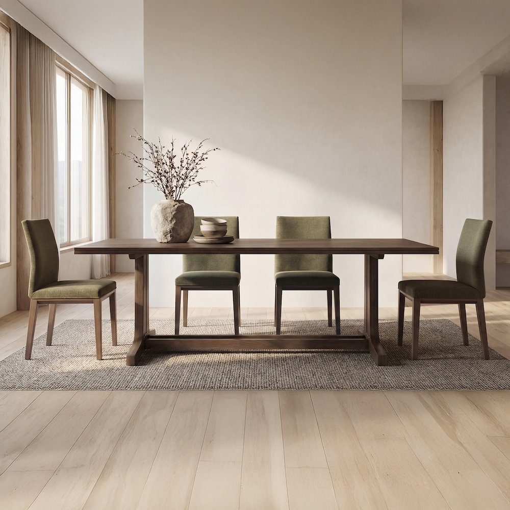 Frankie Dining Chair Olive-Set Of Two. Picture 2