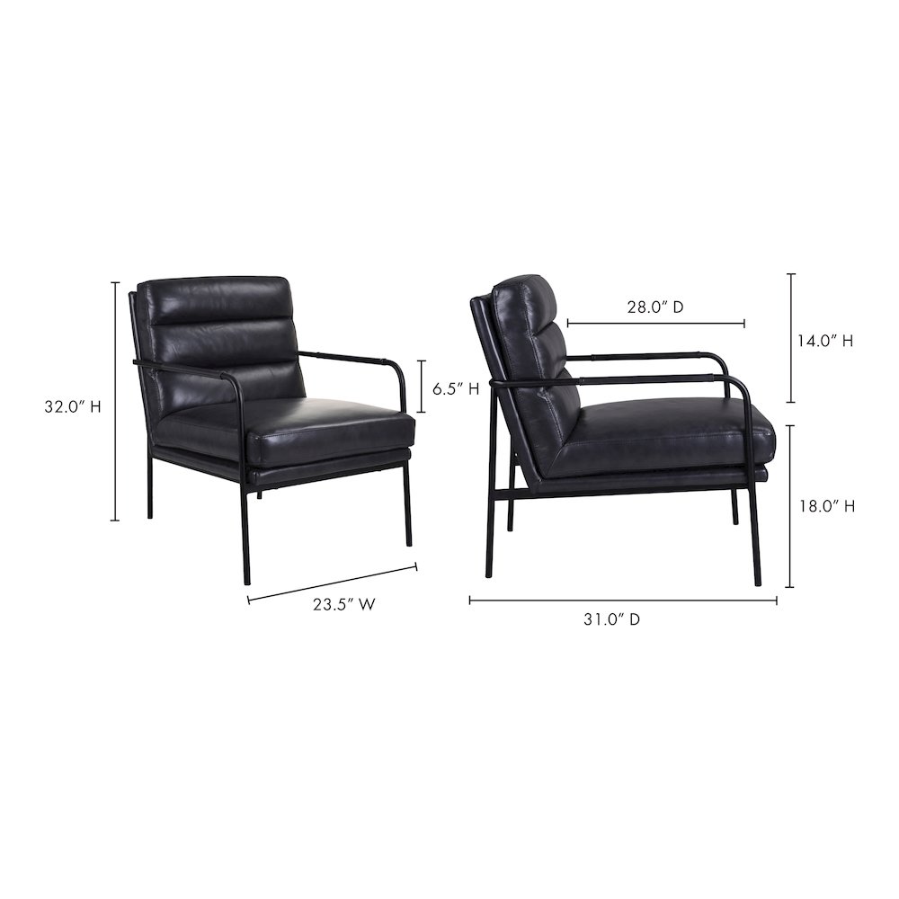 Verlaine Chair Raven Black. Picture 8