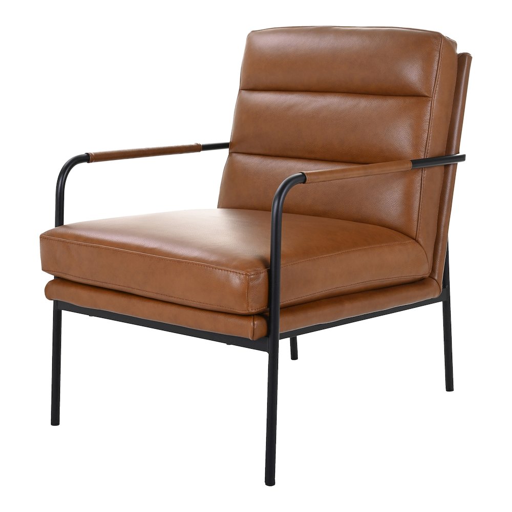 Verlaine Armchair Chestnut Brown. Picture 1