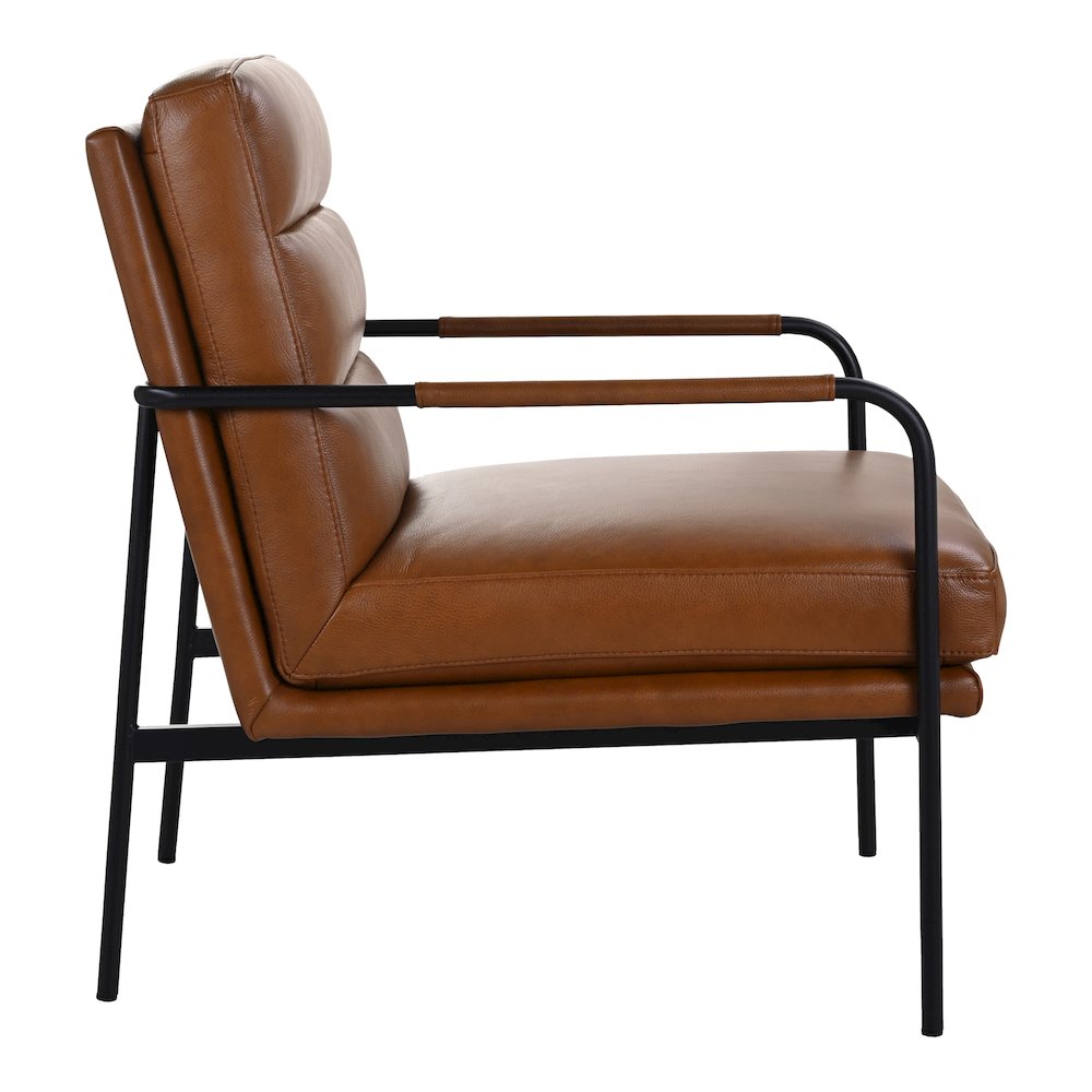 Verlaine Armchair Chestnut Brown. Picture 2