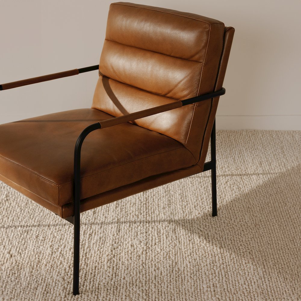 Verlaine Armchair Chestnut Brown. Picture 12