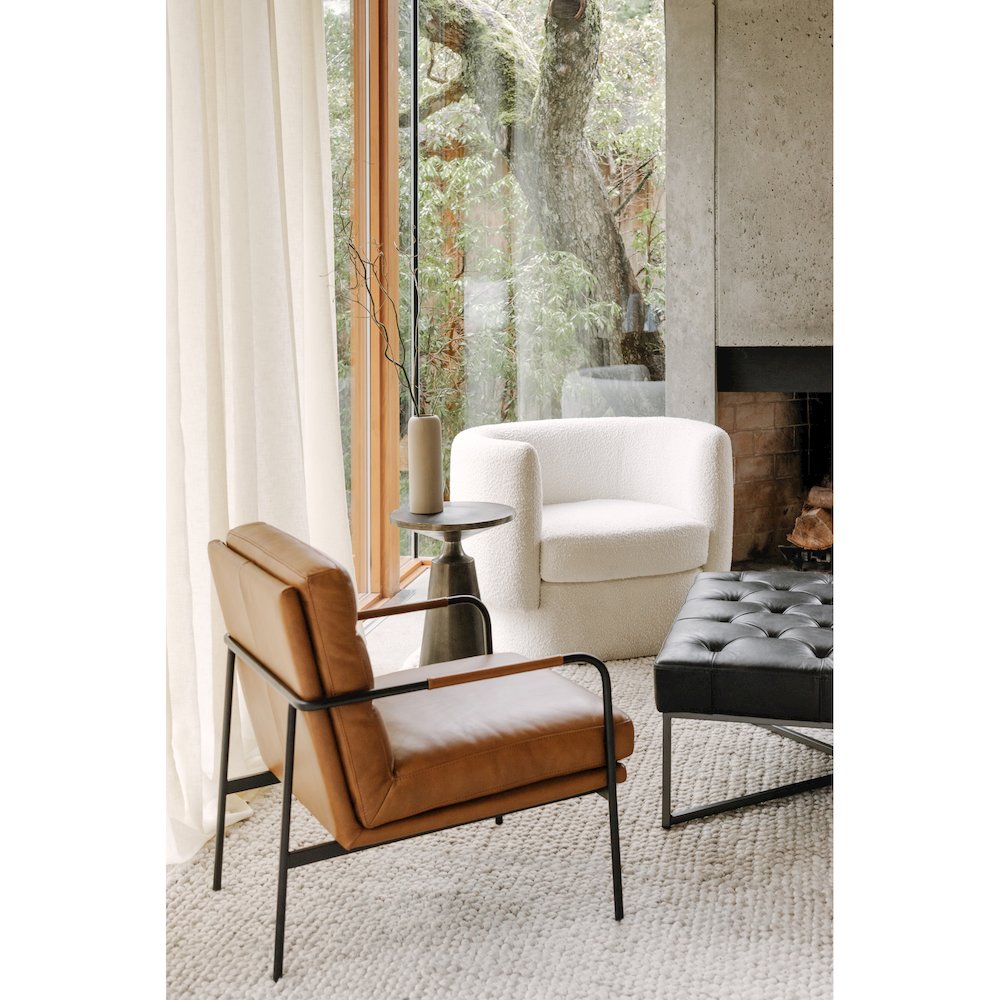 Verlaine Armchair Chestnut Brown. Picture 7