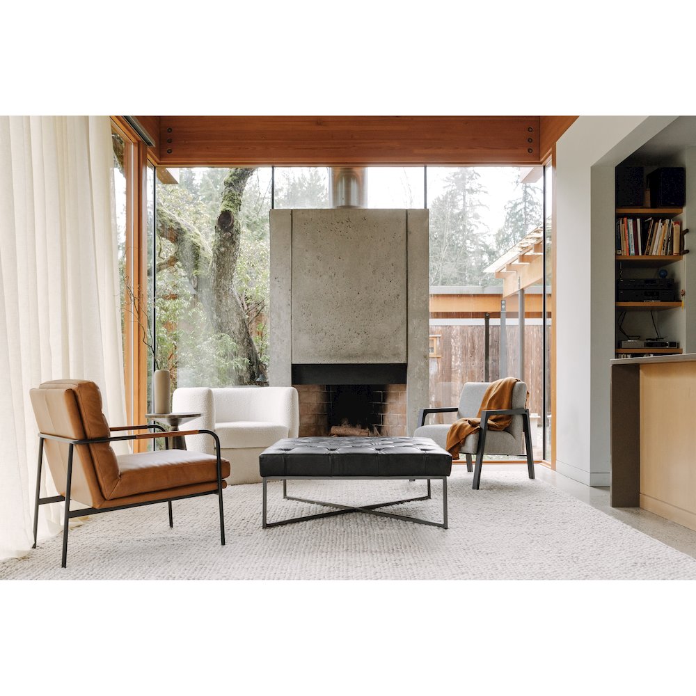 Verlaine Armchair Chestnut Brown. Picture 9