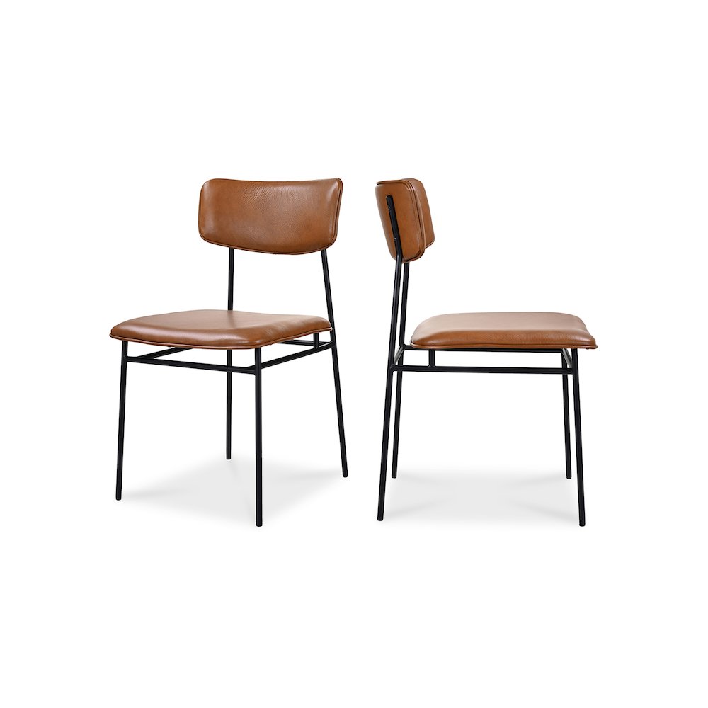 Sailor Dining Chair Brown - Set Of Two. Picture 1