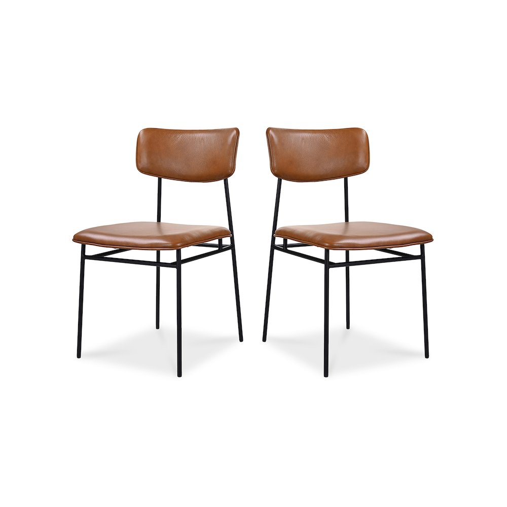 Sailor Dining Chair Brown - Set Of Two. Picture 2