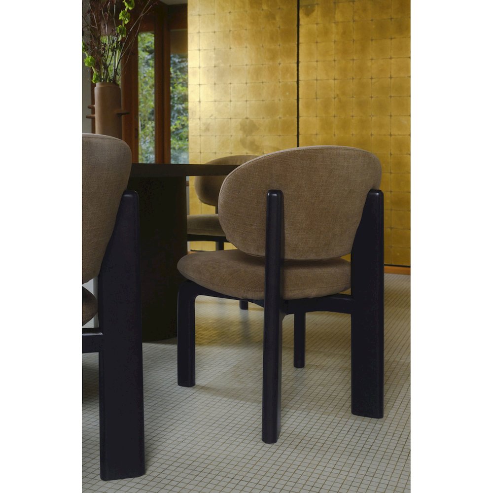 Sami Dining Chair Brown Set Of Two. Picture 3