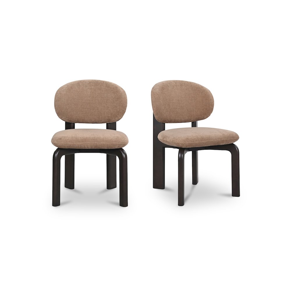 Sami Dining Chair Brown Set Of Two. Picture 1