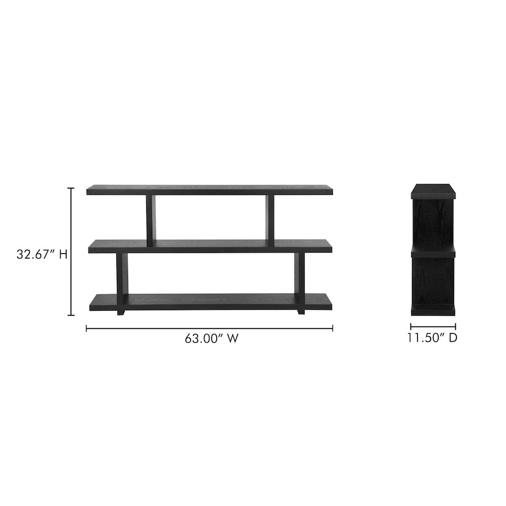 Miri Shelf Small Black. Picture 9
