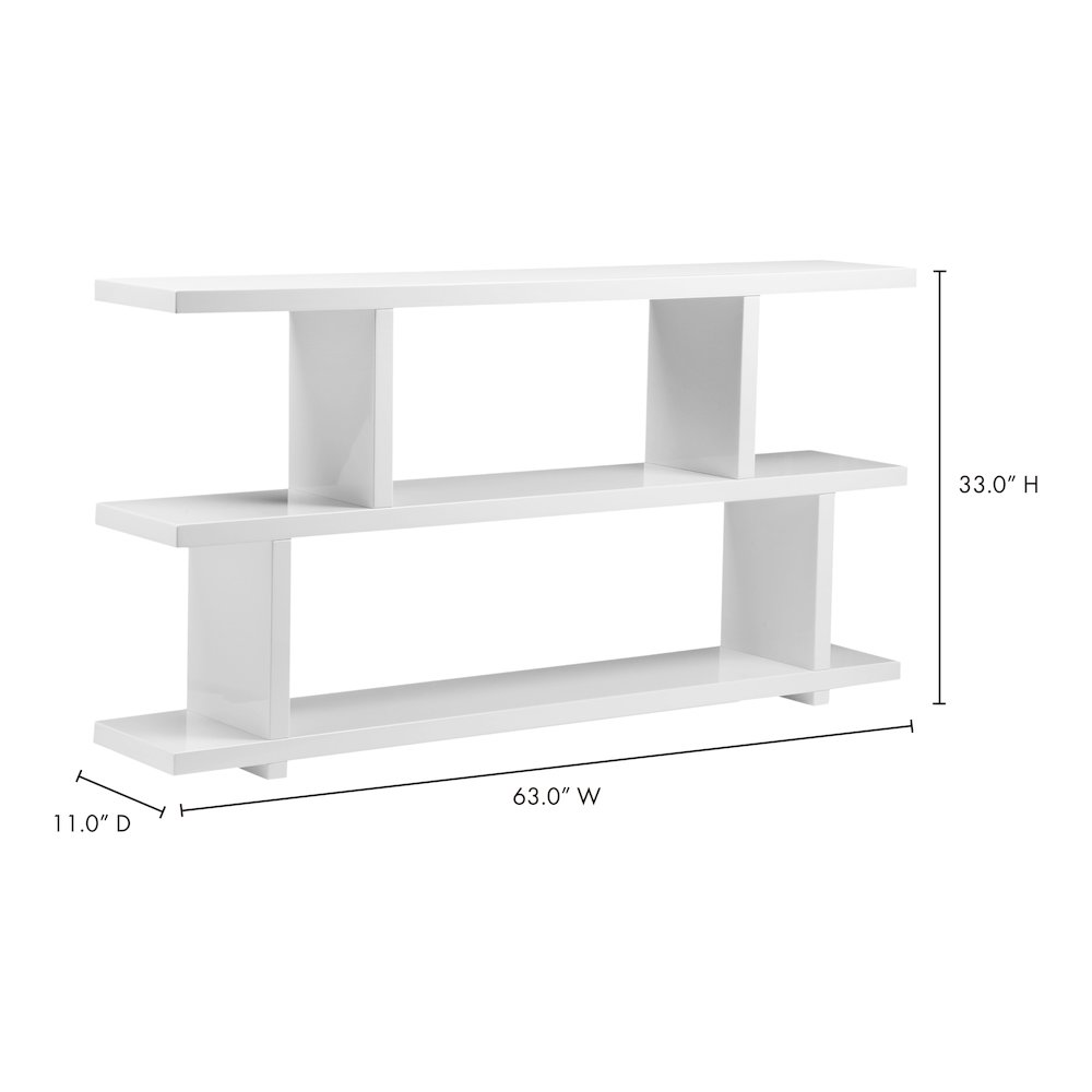 Miri Small Shelf White. Picture 6