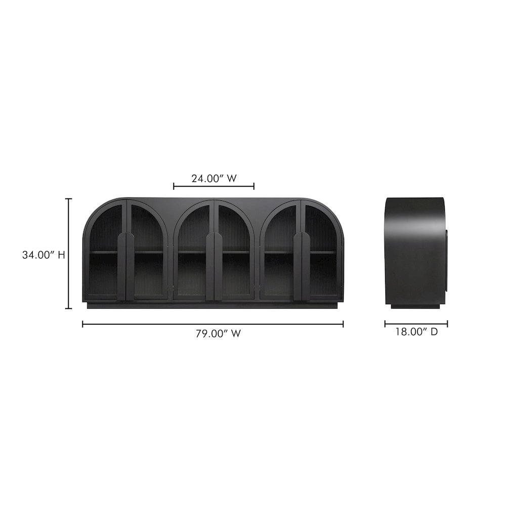 Salone Sideboard Black. Picture 14