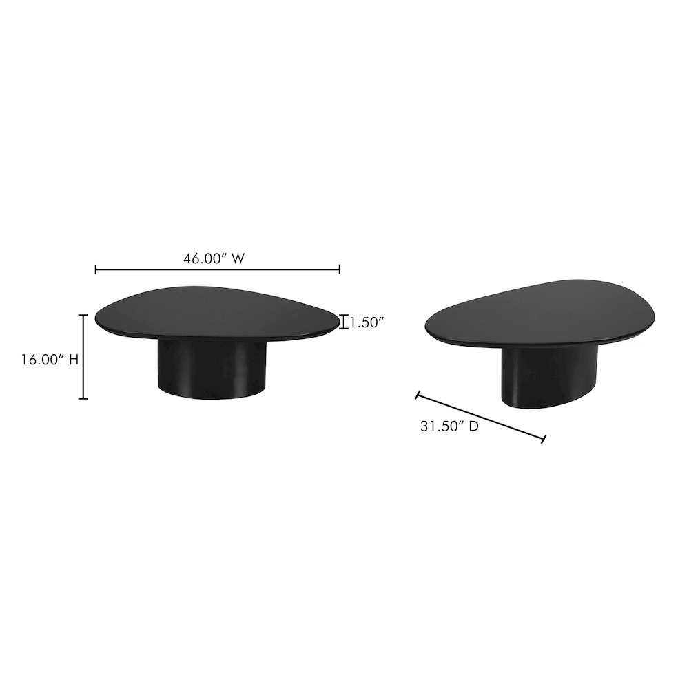 Eden Coffee Table Black Lacquer. Picture 7