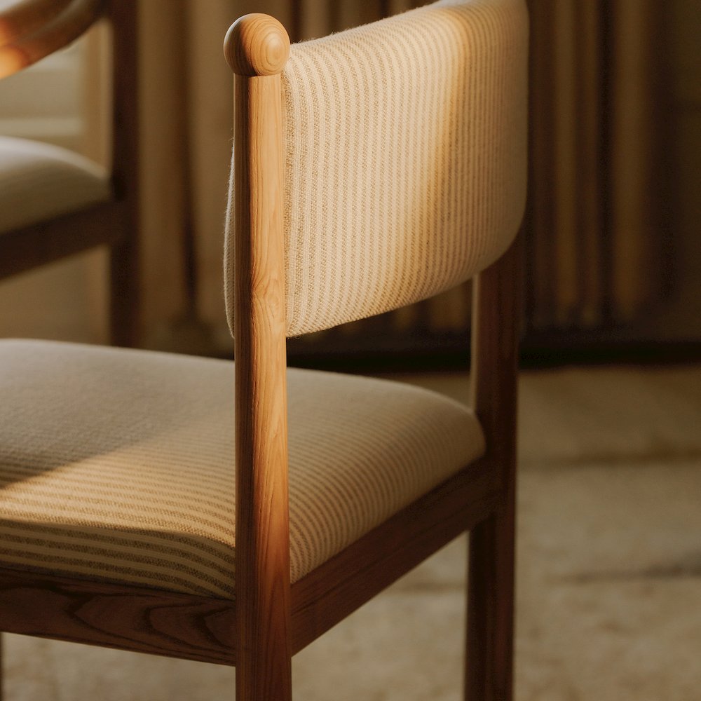 Villetta Dining Chair Stripe - Set Of Two. Picture 2