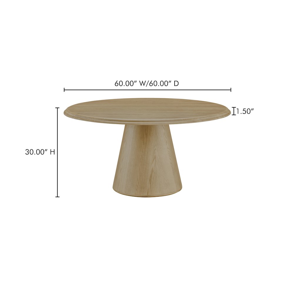 Tutto Dining Table Natural. Picture 8