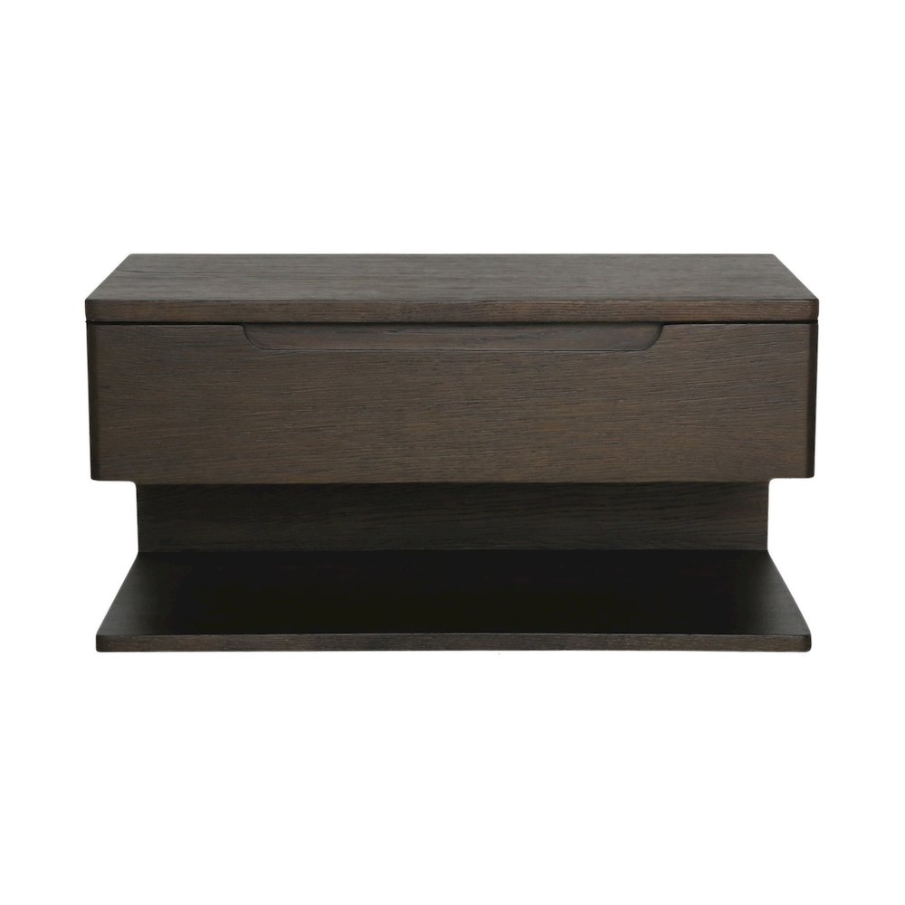 Jonah Floating Nightstand Dark Brown. Picture 1