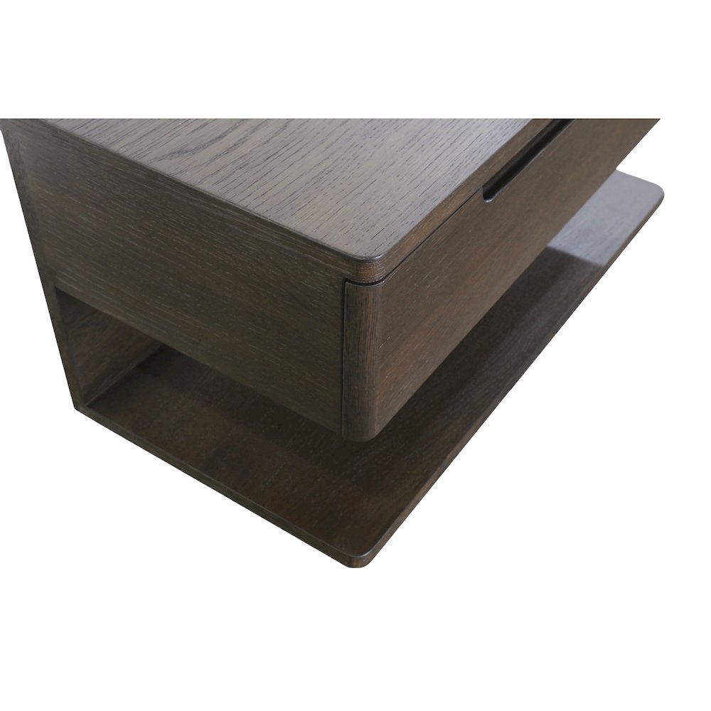 Jonah Floating Nightstand Dark Brown. Picture 6