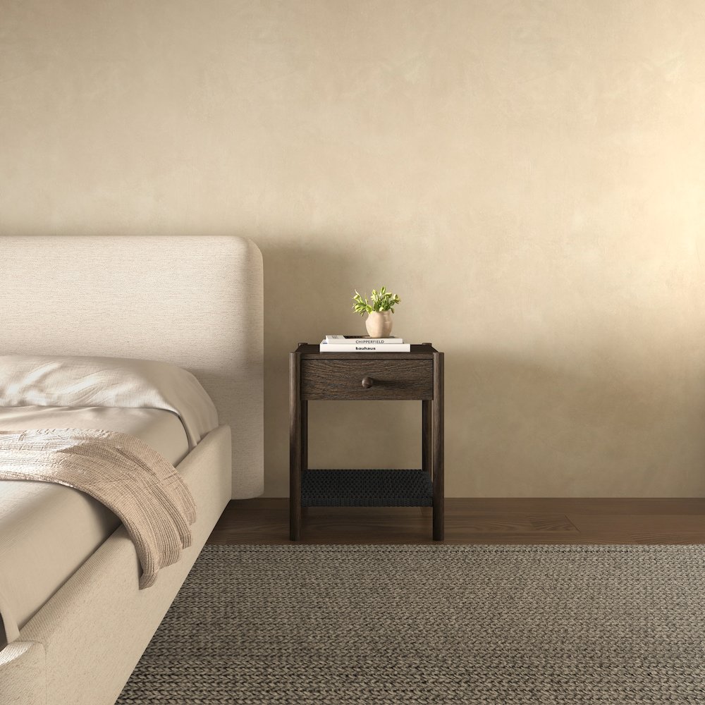 Millie Nightstand Dark Brown. Picture 7