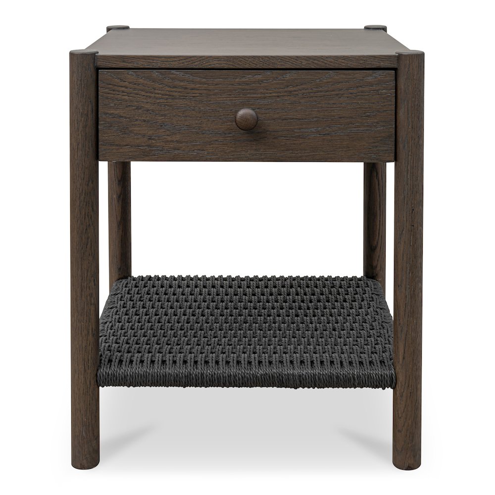 Millie Nightstand Dark Brown. Picture 1