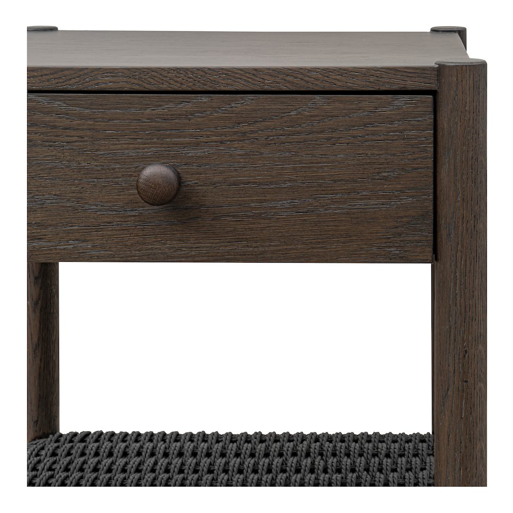 Millie Nightstand Dark Brown. Picture 6