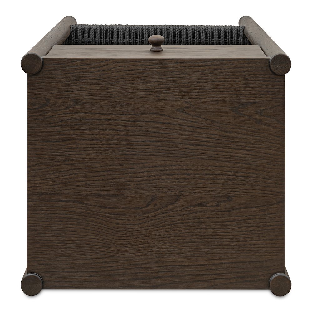 Millie Nightstand Dark Brown. Picture 5