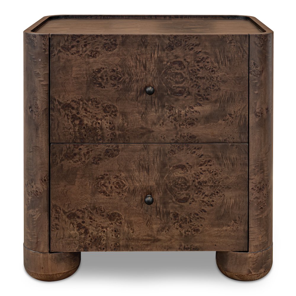 Gibson Nightstand Dark Brown. Picture 1