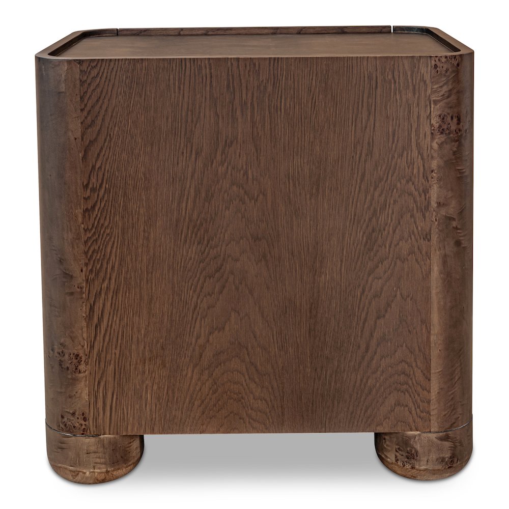 Gibson Nightstand Dark Brown. Picture 4