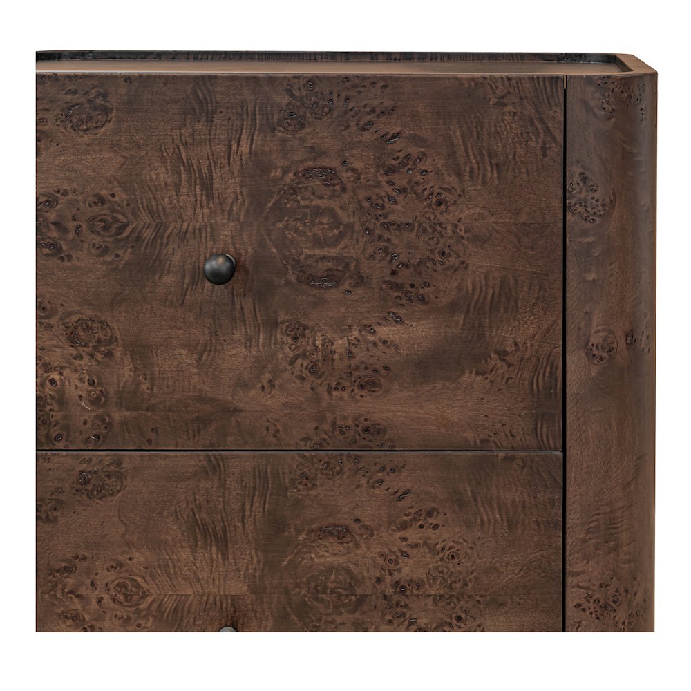 Gibson Nightstand Dark Brown. Picture 6