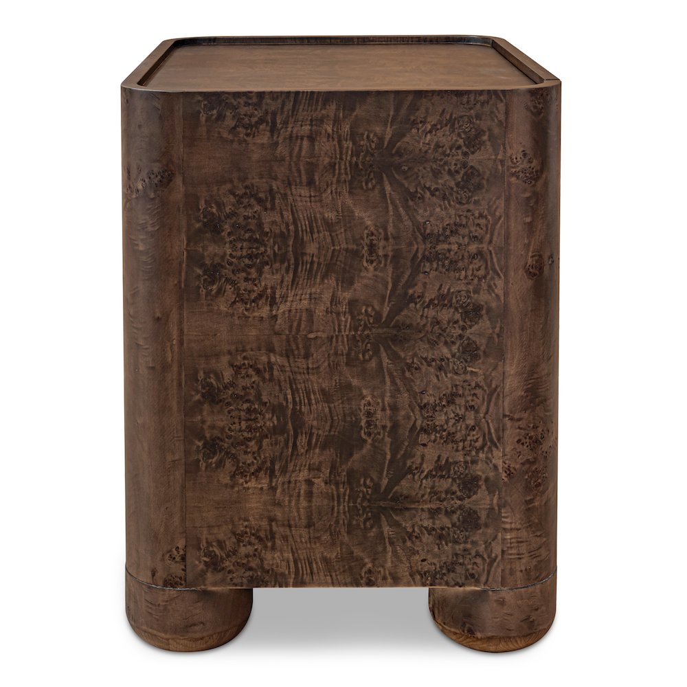 Gibson Nightstand Dark Brown. Picture 3