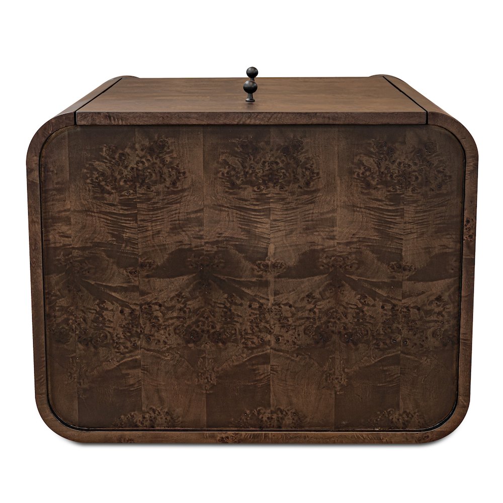 Gibson Nightstand Dark Brown. Picture 5