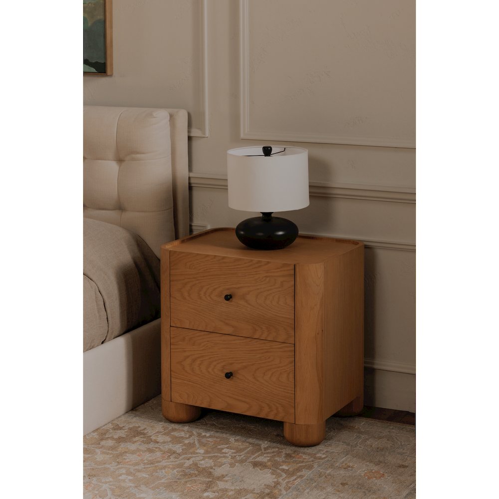 Gibson Nightstand Natural. Picture 8