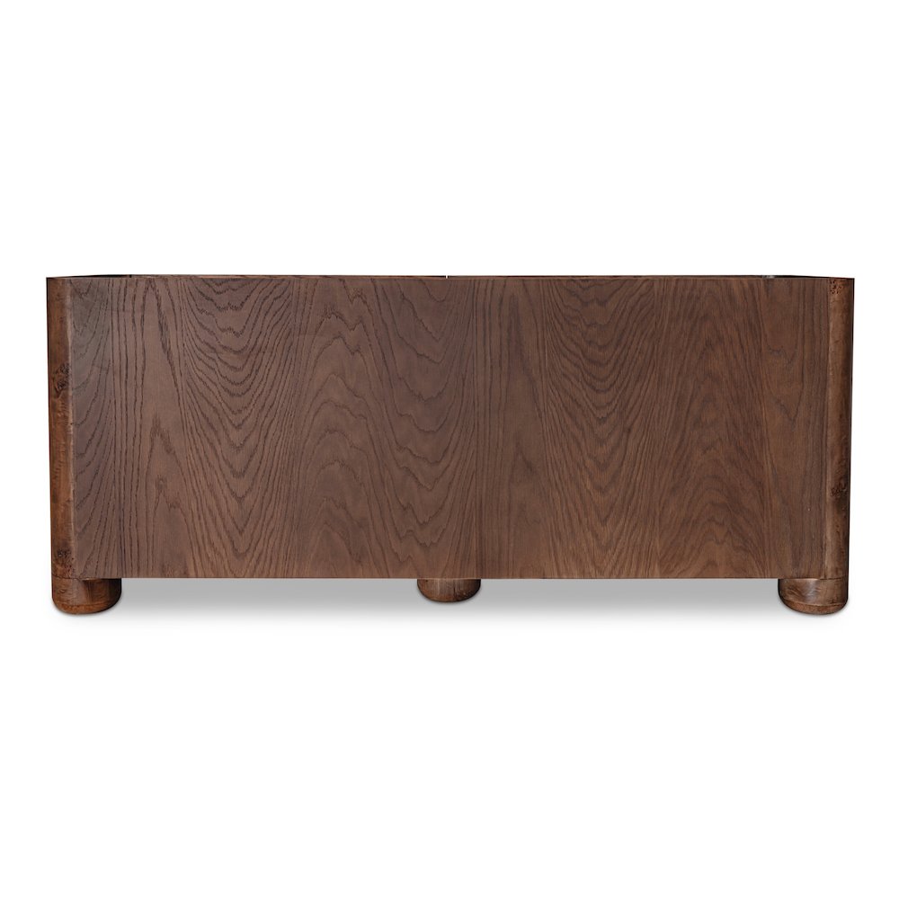 Gibson 6 Drawer Dresser Dark Brown. Picture 5