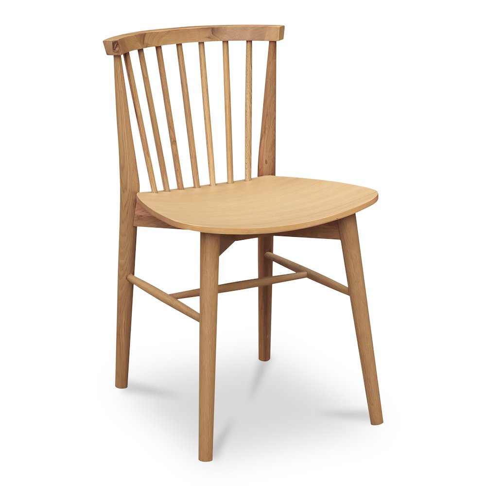 Marley Dining Chair Oak-Set of Two. Picture 2
