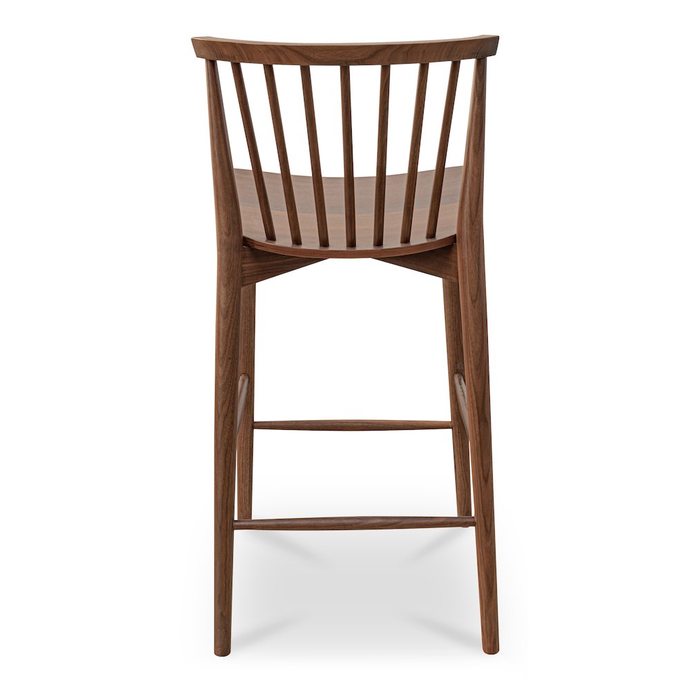 Marley Counter Stool Walnut. Picture 5