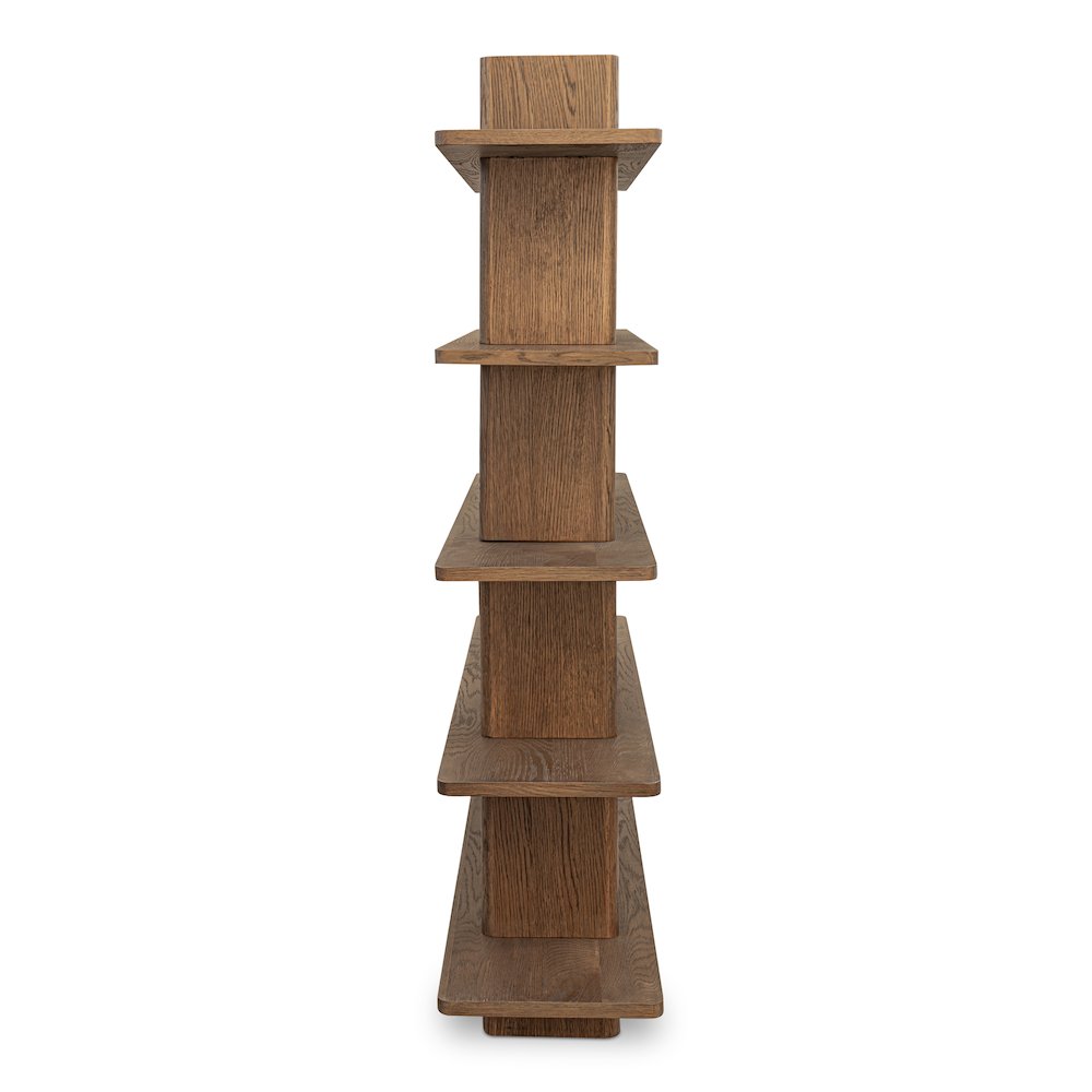 Casey Bookcase Large Dark Brown. Picture 3