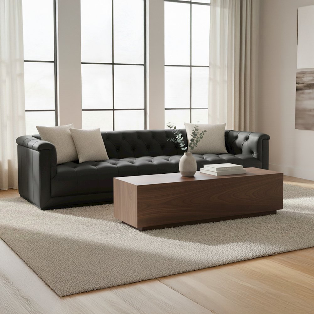 Sawyer Coffee Table Dark Brown. Picture 6