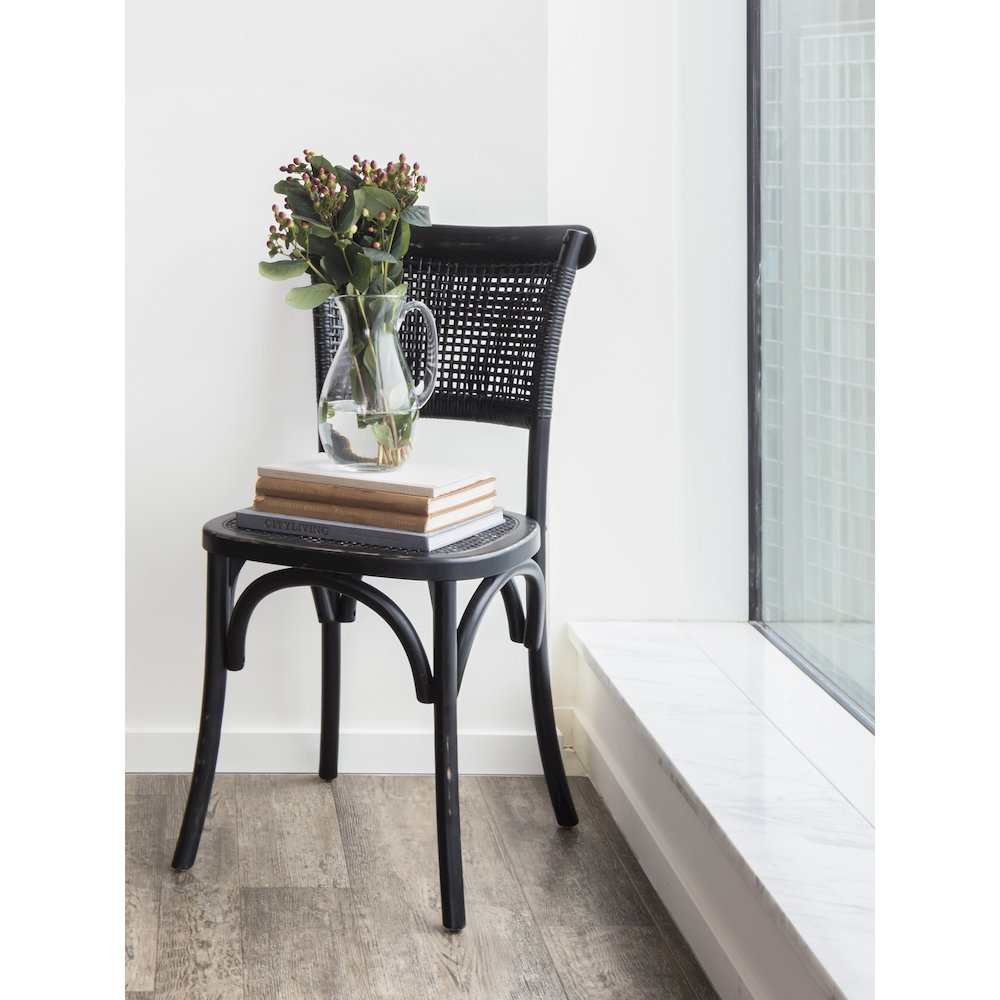Churchill Dining Chair Antique Black - Set Of Two. Picture 16