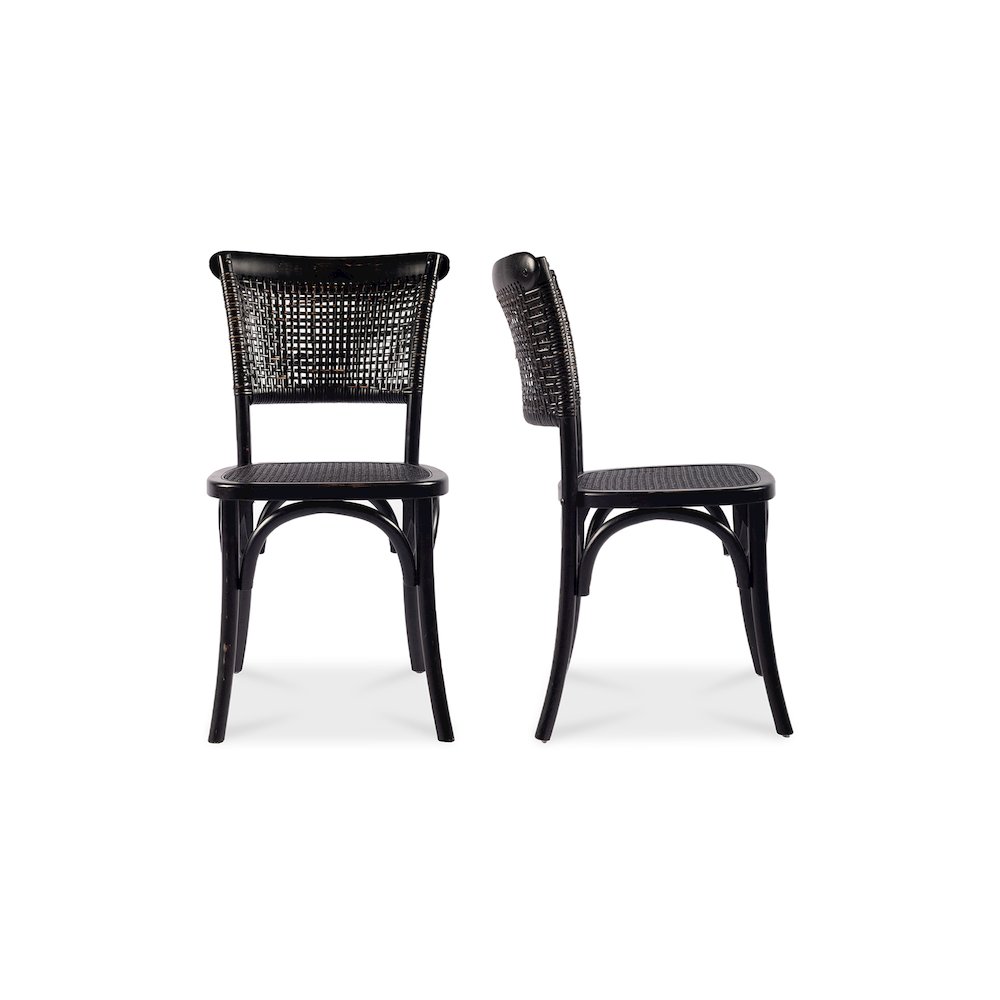 Churchill Dining Chair Antique Black - Set Of Two. Picture 1
