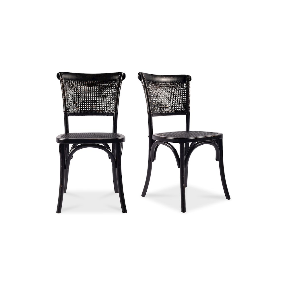 Churchill Dining Chair Antique Black - Set Of Two. Picture 2
