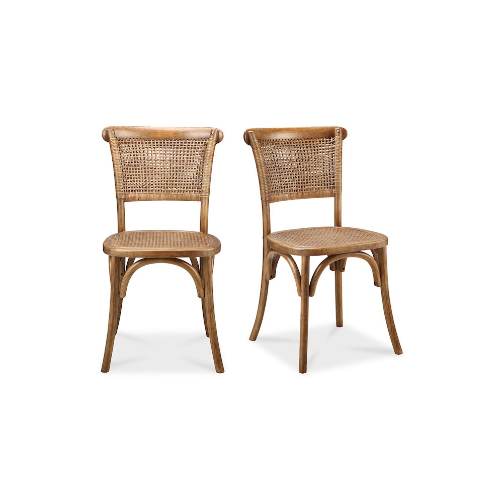 Churchill Dining Chair Light Brown - Set Of Two. Picture 1