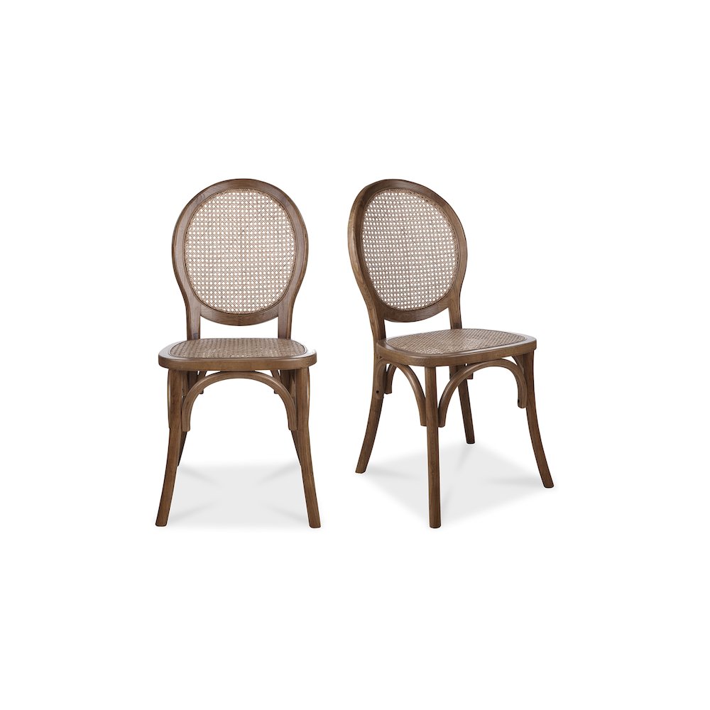Rivalto Dining Chair Brown - Set Of Two. Picture 2